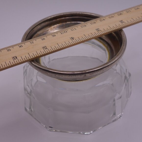 Two(2) Glass Bowls with Metal Base - Picture 10 of 16